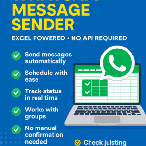 WhatsApp Auto Sender – Bulk Messaging Script (Python + Excel Based)